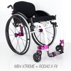 CADEIRA DE RODAS MONOBLOCO MB4 XTREME ORTOMOBIL